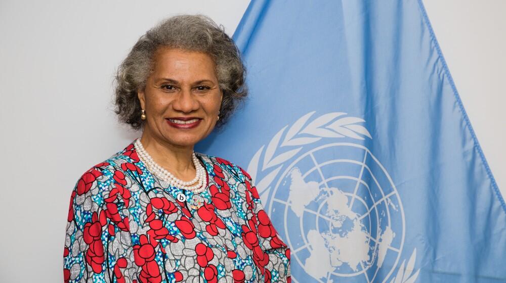 An image of Dr. Julitta Onabanjo, the UNFPA Country Representative Malaysia & Country Director Thailand.